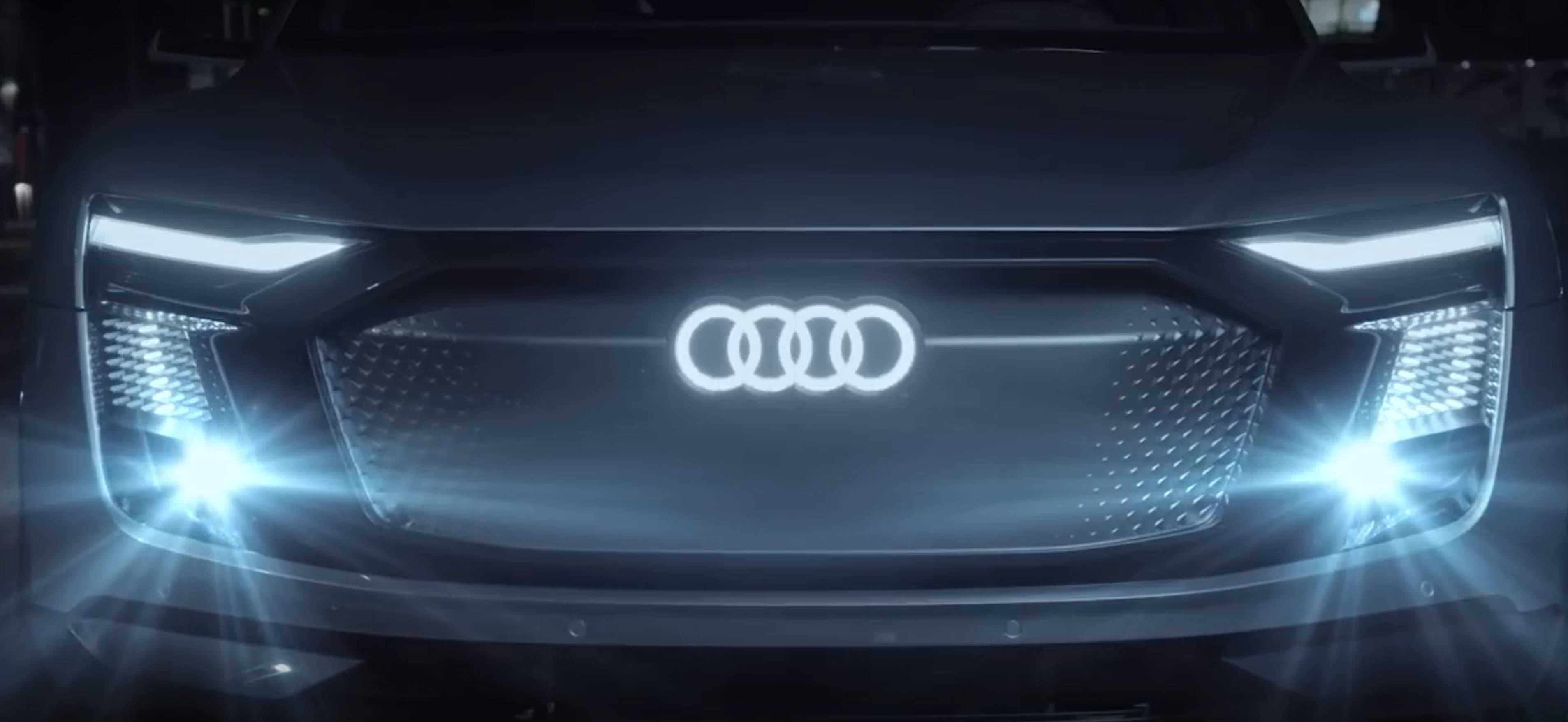 Light design of the future Audi Concept Car