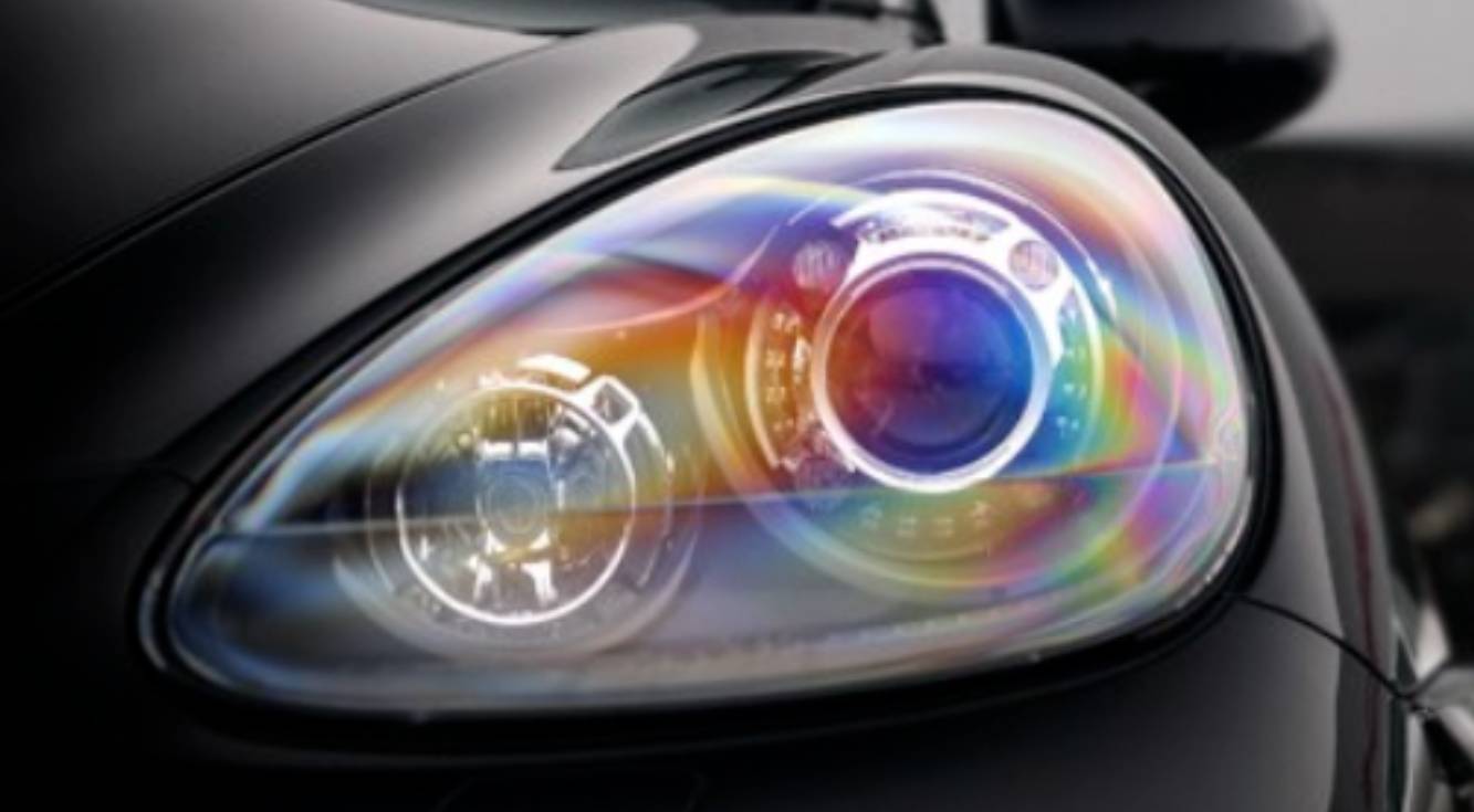 浅析车灯面罩彩虹纹的产生机理及解决措施