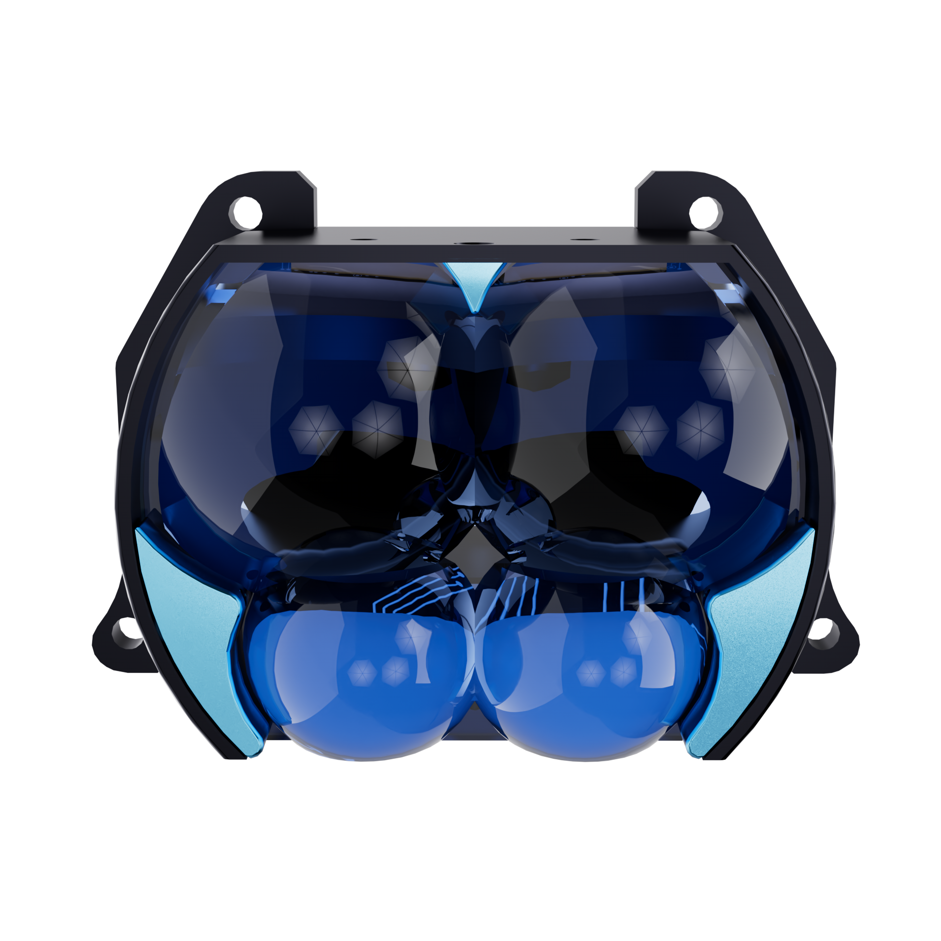 KUS四眼狐双光透镜升级，近光在上，远光在下，亮度翻倍！