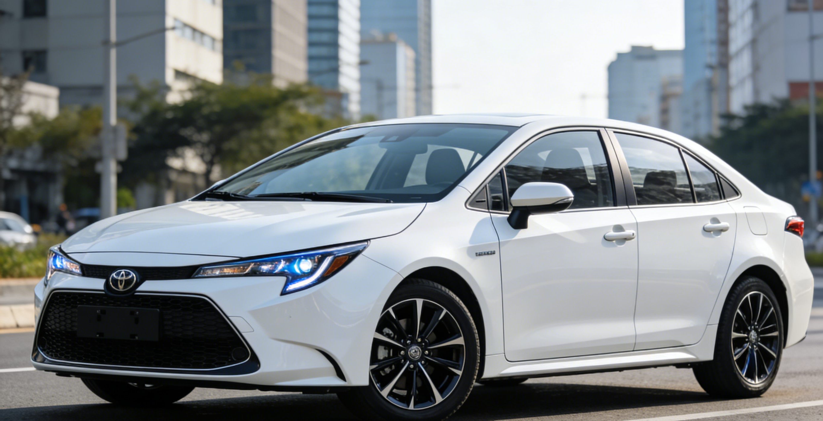 丰田雷凌升级KUS九尾狐心狐LED透镜，点亮安全夜行路