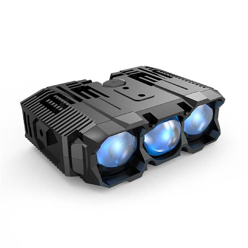 摩托骑行照明刚需款，KUS KODS三眼射灯解锁夜骑安全感