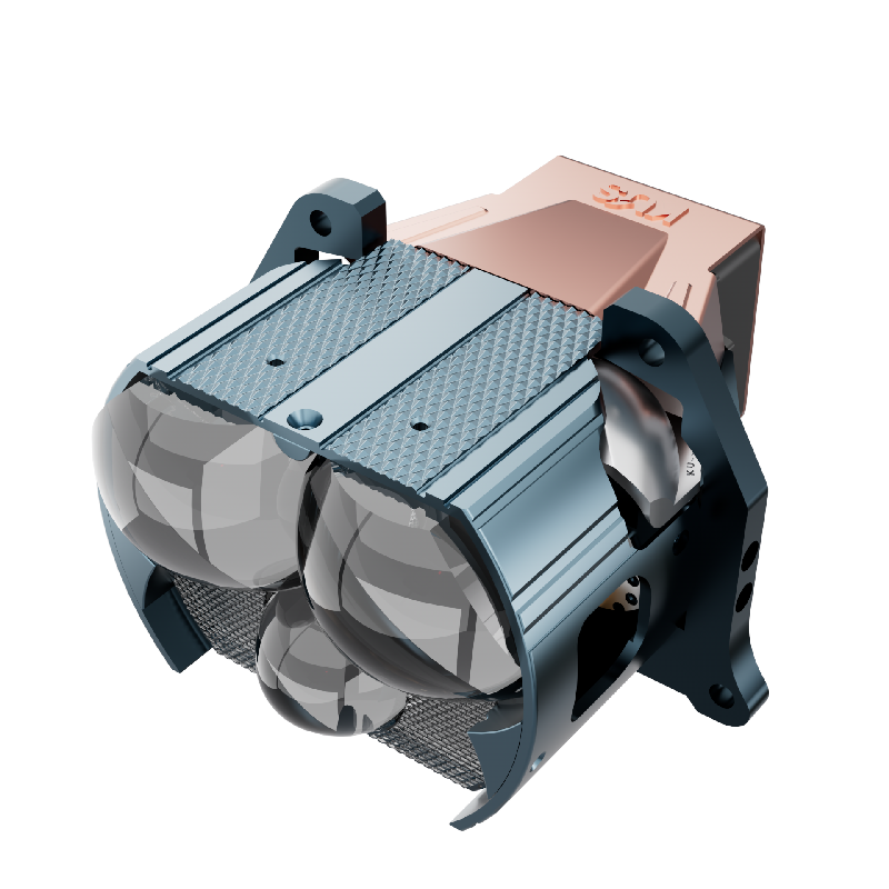 KUS 九尾狐 GT7A三眼直射 5 光 LED 双光透镜，解锁夜间行车新体验